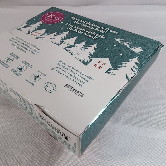 EOS Holiday Collection 3 Set Lip Balm Mint Pepermint Sweet Candy Cane Swirl NEW - Picture 8 of 11